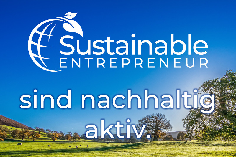 Kachel Sustainable Entrepreneur sind nachhaltig aktiv